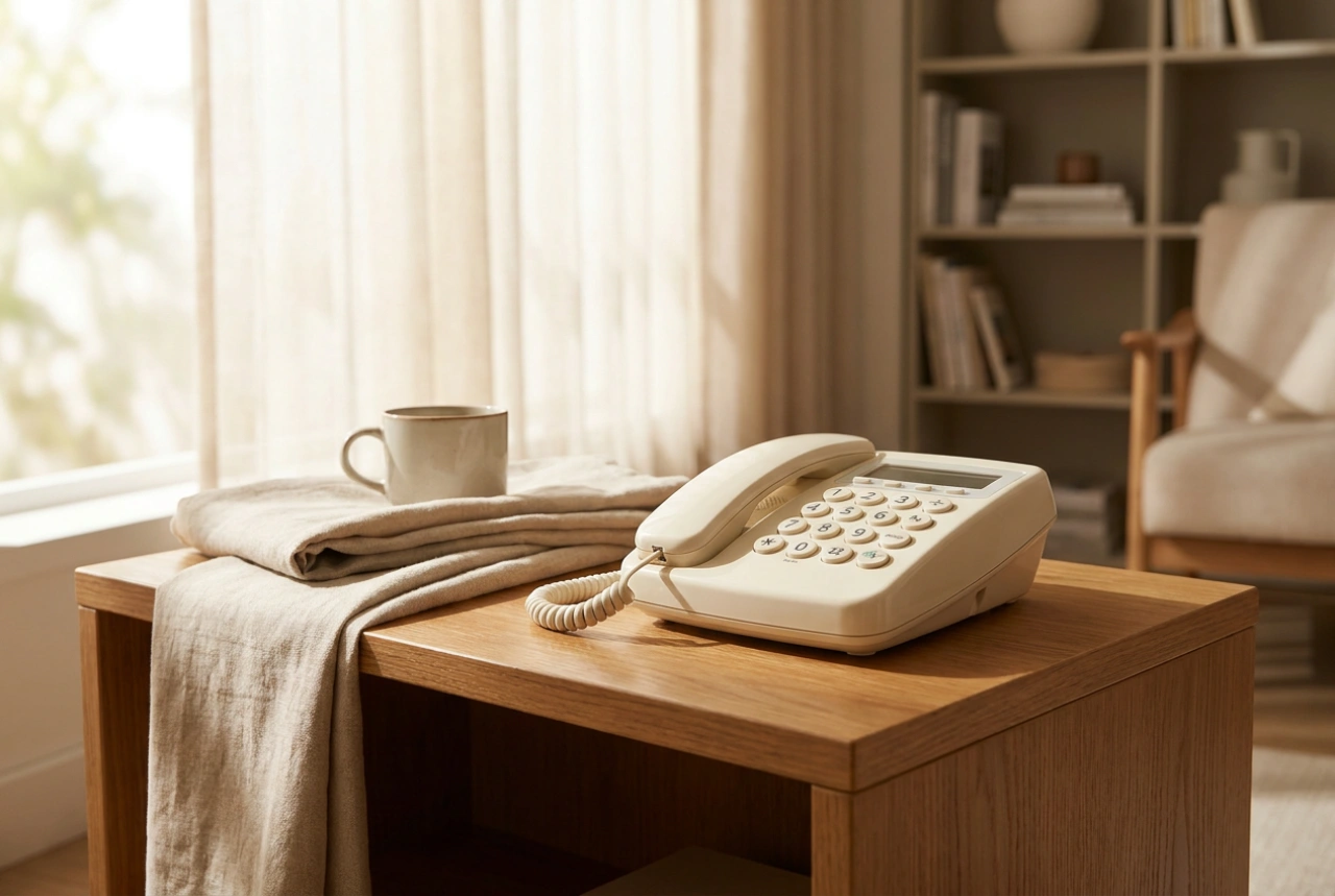 Jak ustawić telefon stacjonarny dla seniora, by był wygodny