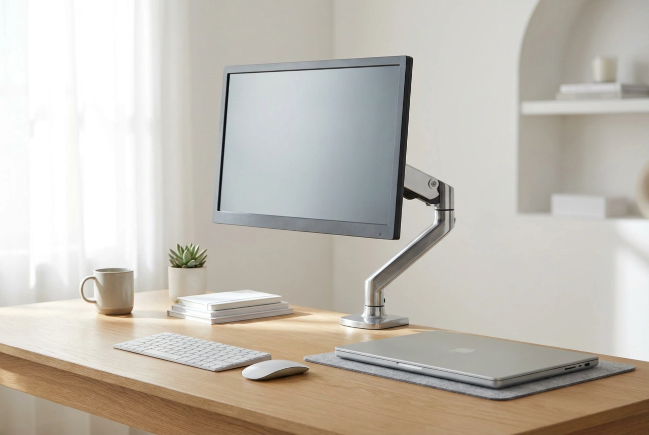 Jak dobrać uchwyt na monitor do biurka i poprawić ergonomię pracy