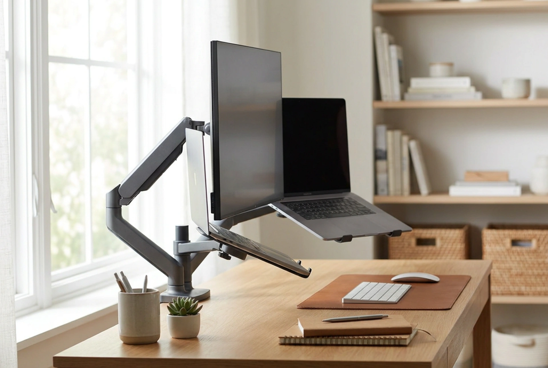 Sprawdzony sposób ustawienia uchwytu na monitor i laptop